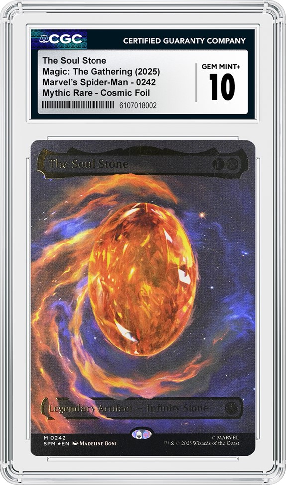 CGC Certifies Two Cosmic Foil Soul Stones from MTG Spider-Man Set